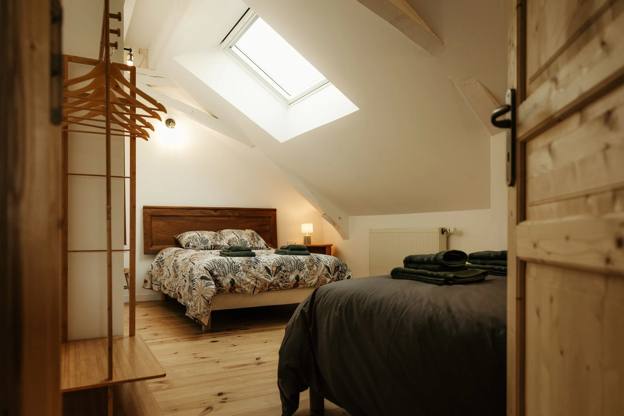 Chambre avec deux lits doubles — Le Moulin de Micheline