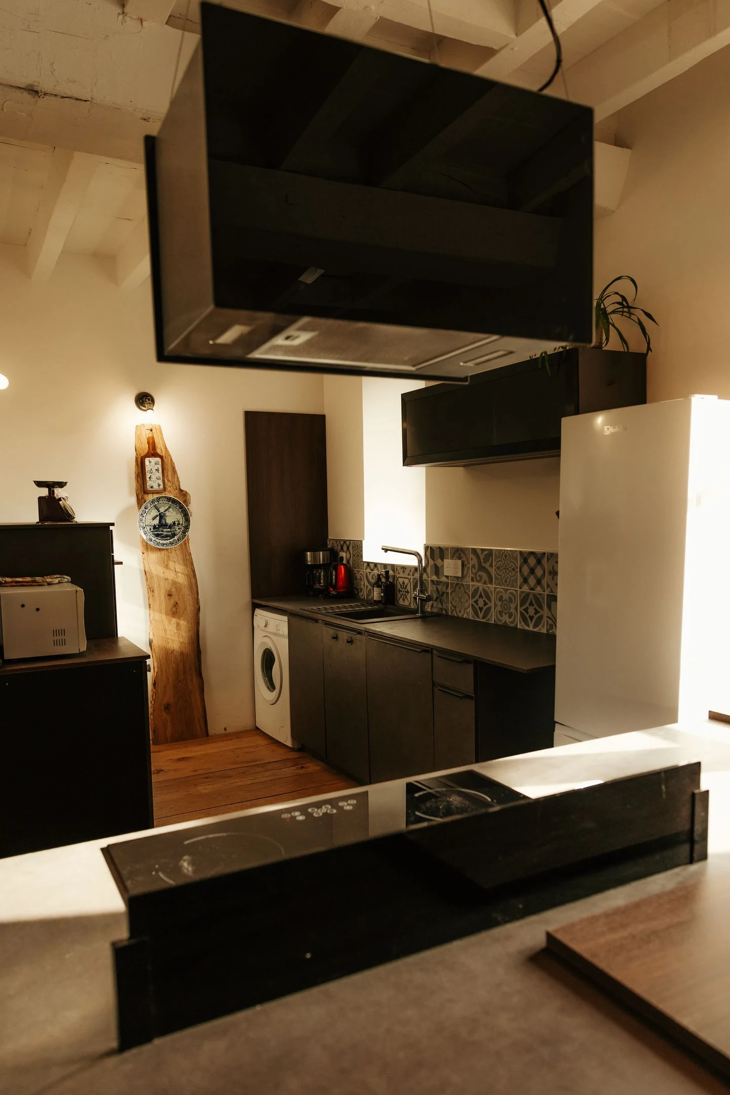 Cuisine équipée du grand gîte — Le Moulin de Micheline